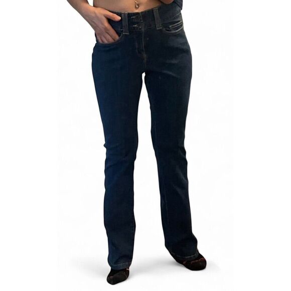 LEE Women’s LOWER ON THE WAIST  STRETCH JEANS M Very Comfortable GreatCondition - Picture 2 of 7